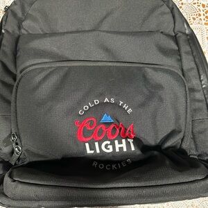 Black Coors Light Backpack